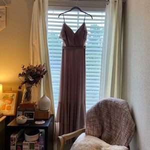 Azazie Rylan Taupe Bridesmaid Dress (A4)